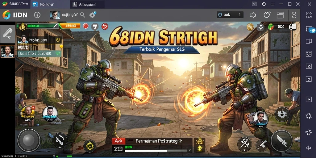 Tangkapan layar gameplay <strong>68IDN</strong> yang menunjukkan pertempuran strategis yang seru.