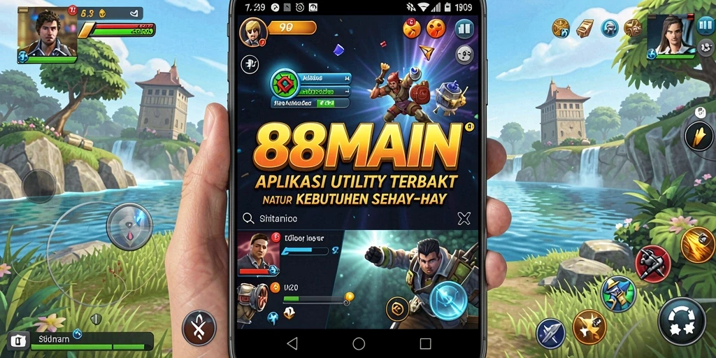 Tampilan antarmuka pengguna 88MAIN yang modern dan intuitif.