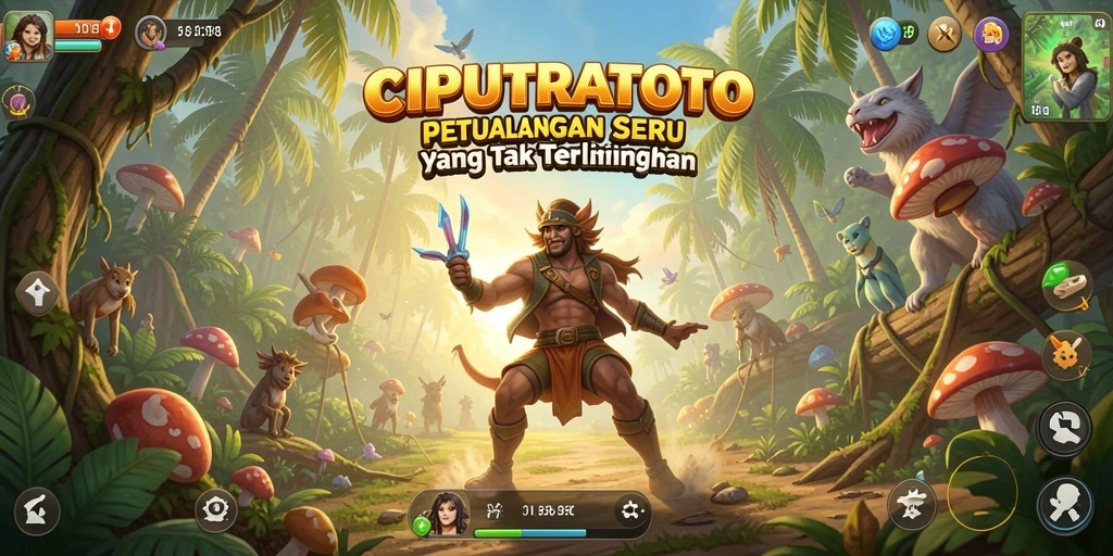 Tangkapan layar CIPUTRATOTO menampilkan aksi petualangan yang seru.