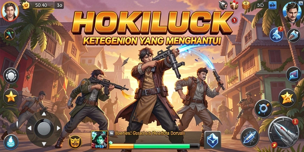 Gameplay menegangkan HOKILUCK yang penuh kengerian.