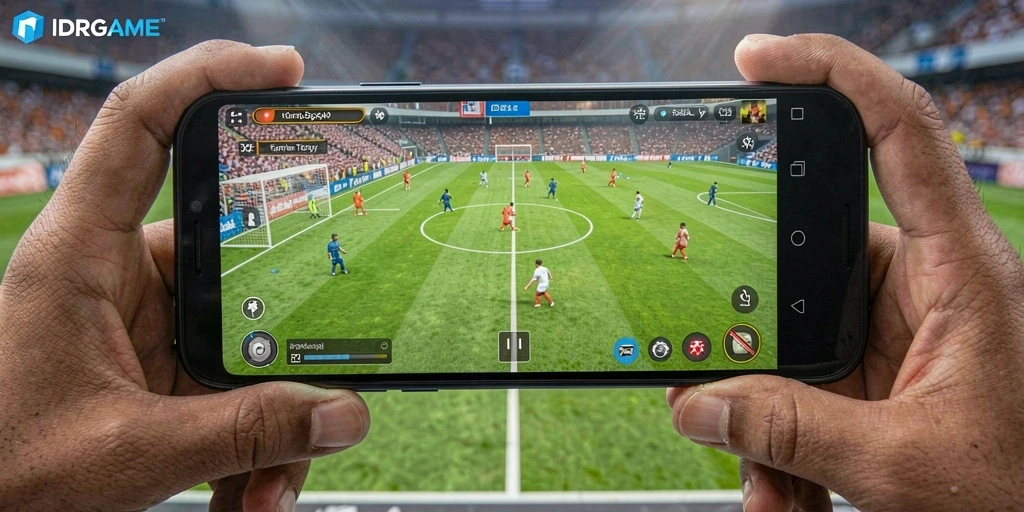 Tampilan gameplay seru dan mendebarkan dalam IDRGAME.