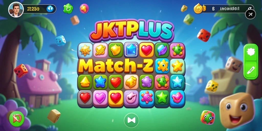 Tampilan gameplay JKTPLUS yang seru dan penuh warna.