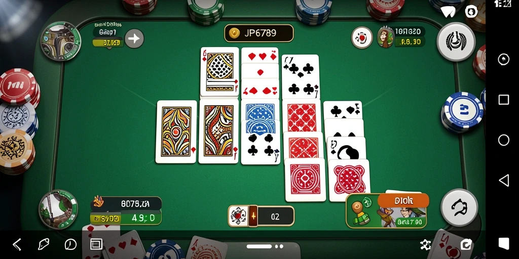 Tampilan gameplay seru dari JP6789 dalam kategori Gaple.