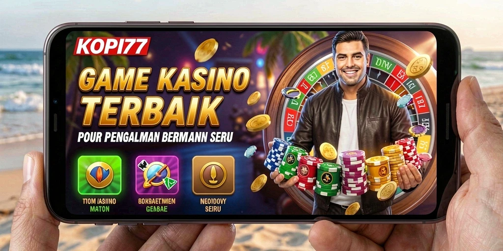 Screenshot gameplay KOPI77 menampilkan suasana Kasino yang mengasyikkan.