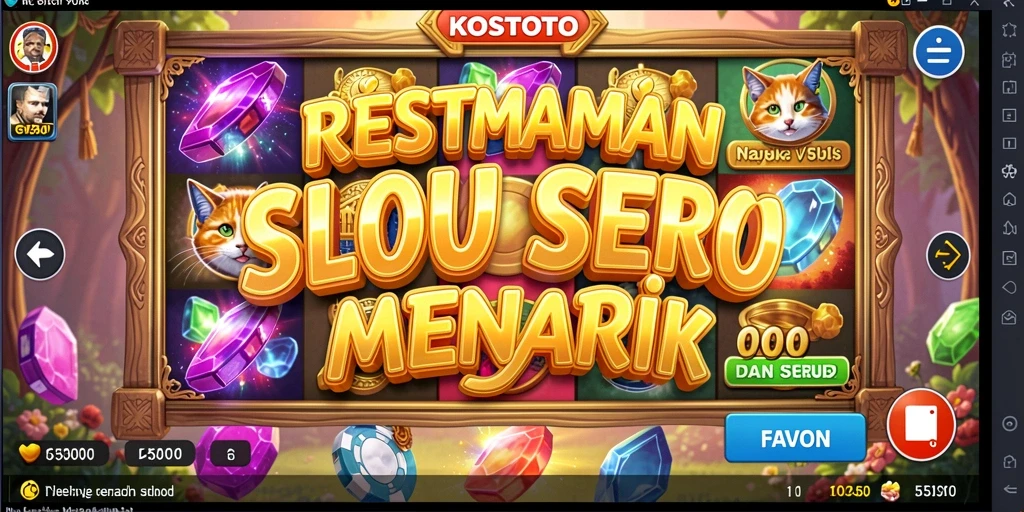 Tampilan gameplay KOSTOTO yang menarik dan menghibur.