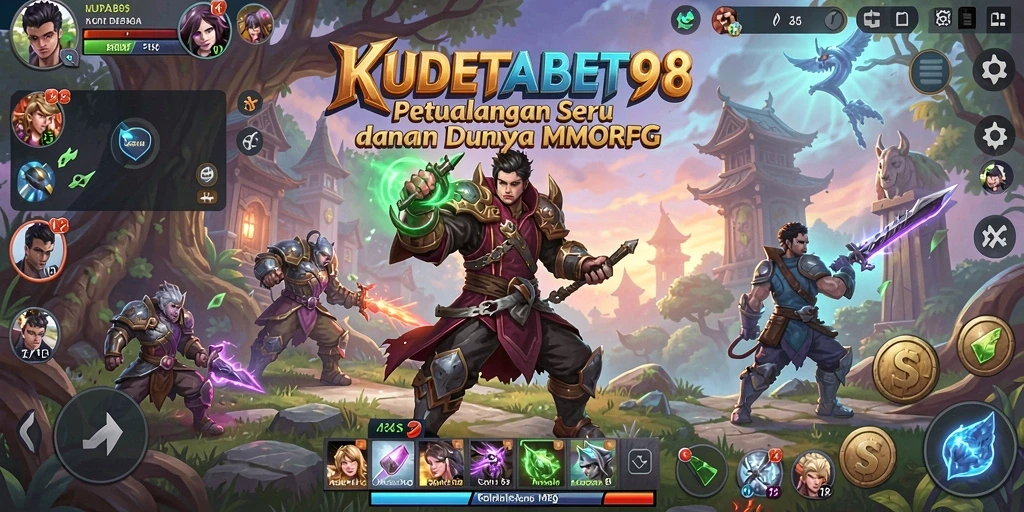Tampilan gameplay seru dalam KUDETABET98 dengan pertarungan intens.