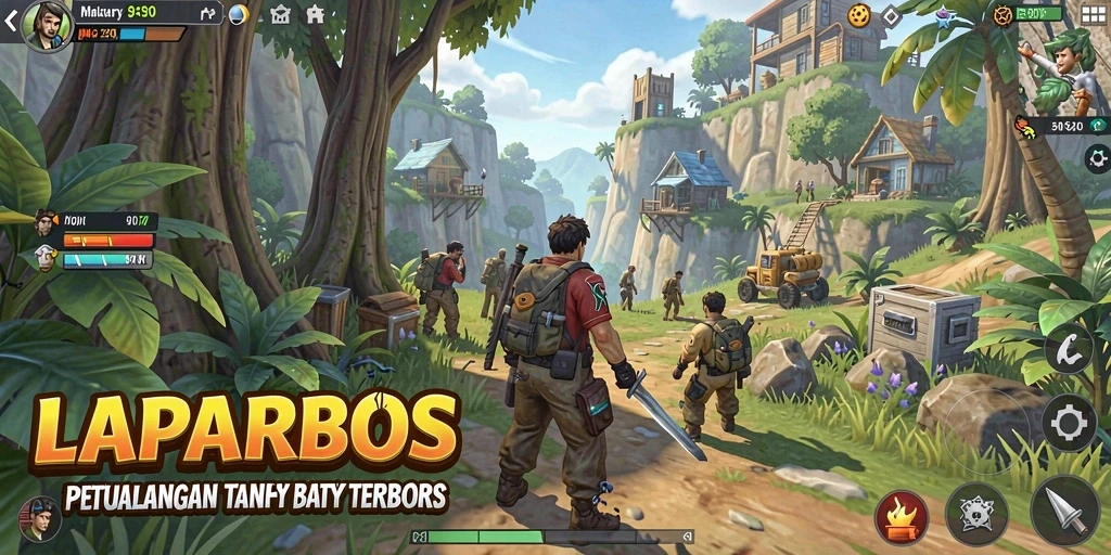 Screenshot menampilkan gameplay menakjubkan di dunia terbuka.