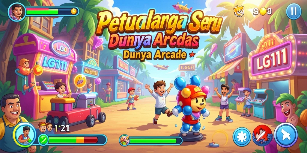 Screenshot memperlihatkan gameplay seru dan menantang di LG111.