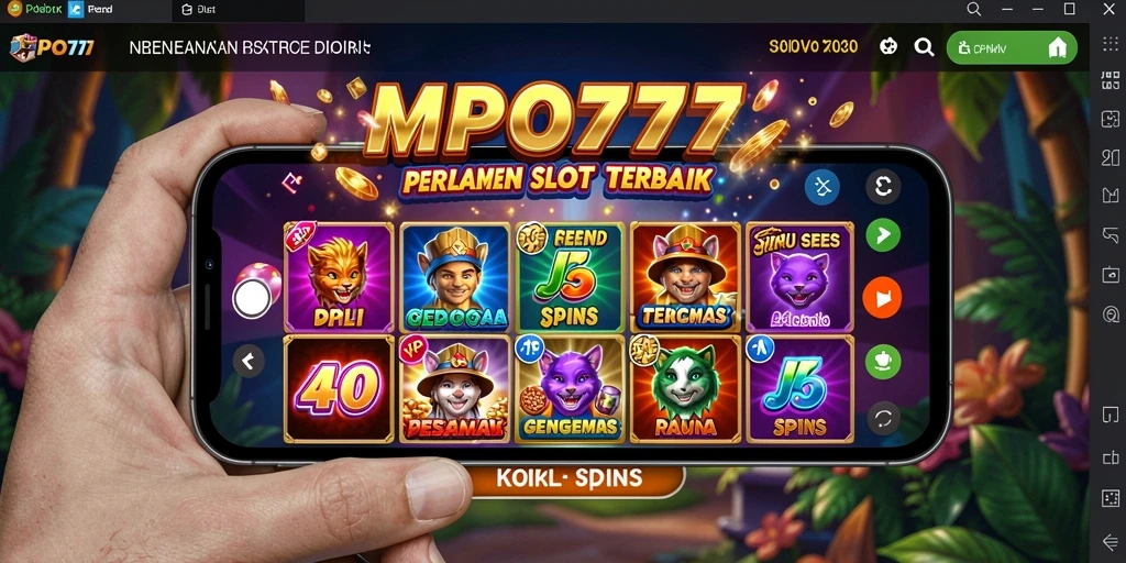Gameplay Slot MPO777 yang mengasyikkan dan menegangkan.