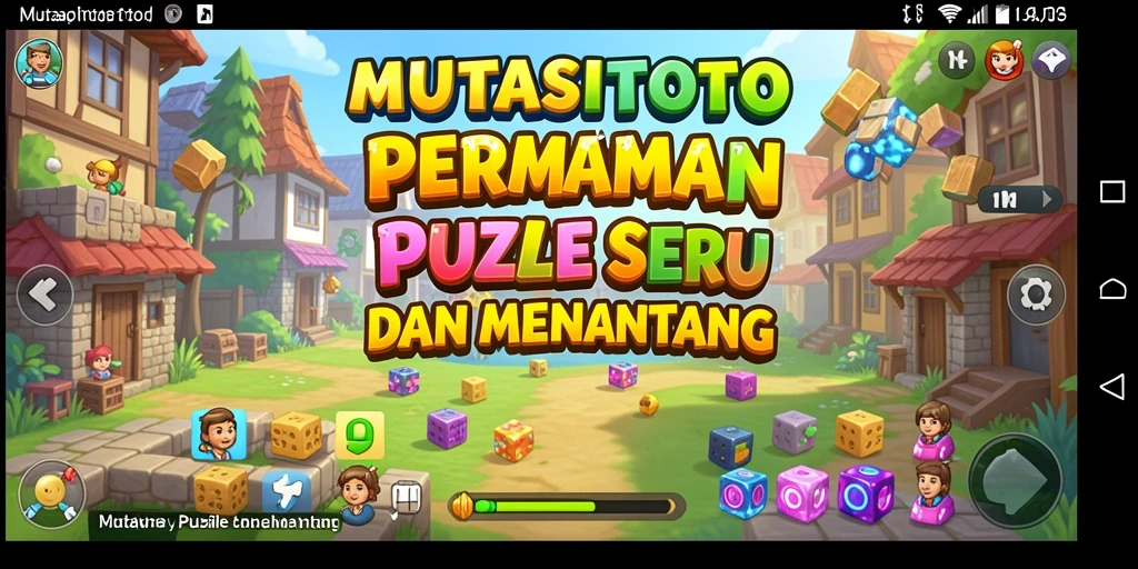 Screenshot gameplay MUTASITOTO menampilkan tantangan puzzle menarik.