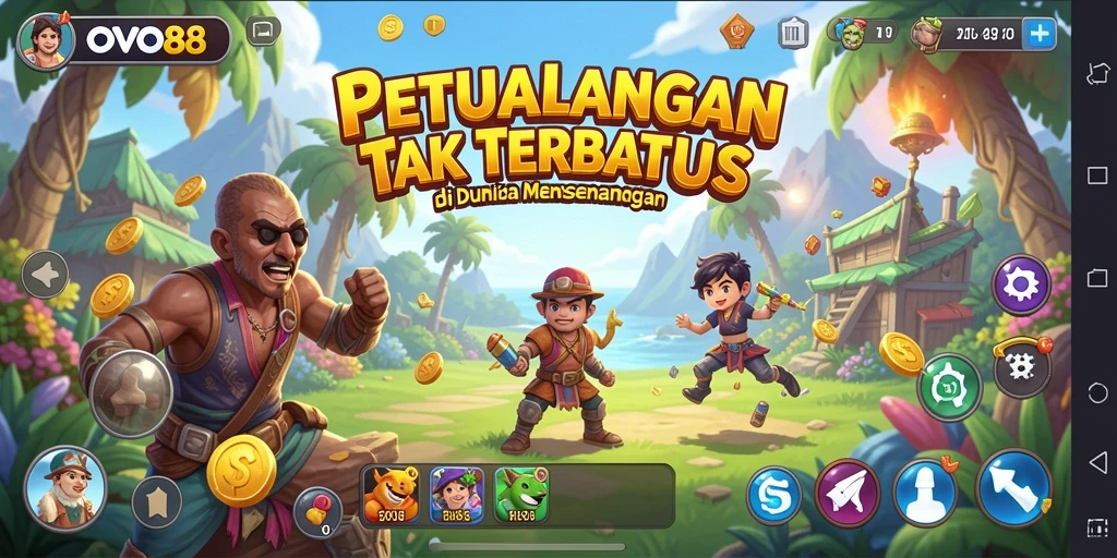 Tampilan utama OVO88 menampilkan pengalaman petualangan yang mendebarkan.