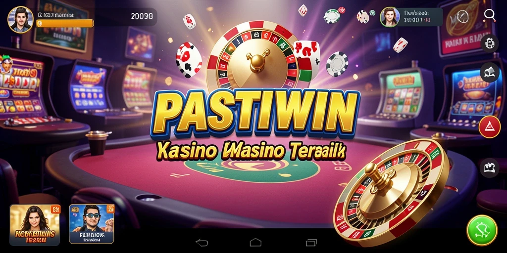 Gameplay PASTIWIN yang menampilkan keseruan permainan kasino.