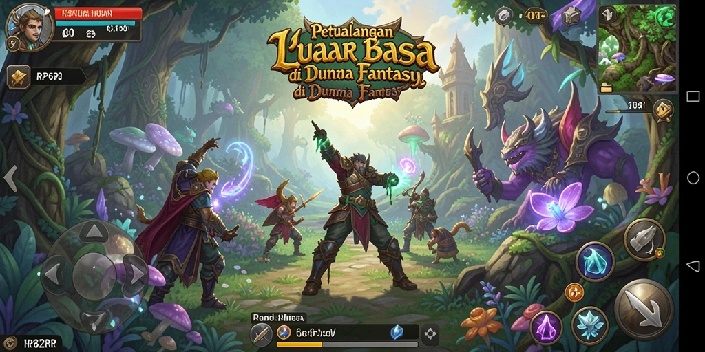 Gambaran menakjubkan dari gameplay petualangan RP62RP.