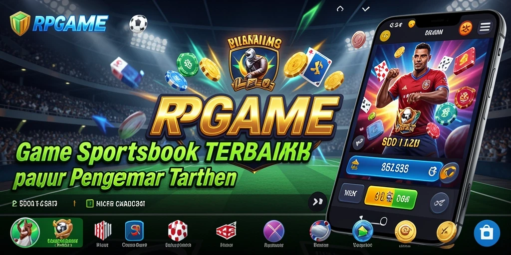 Tampilan menarik dari RPGAME dengan fitur taruhan Sportsbook yang interaktif.