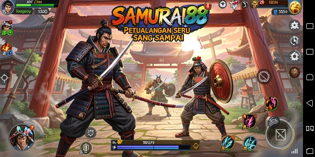 Tangkapan layar epik dari gameplay SAMURAI88 yang menakjubkan.