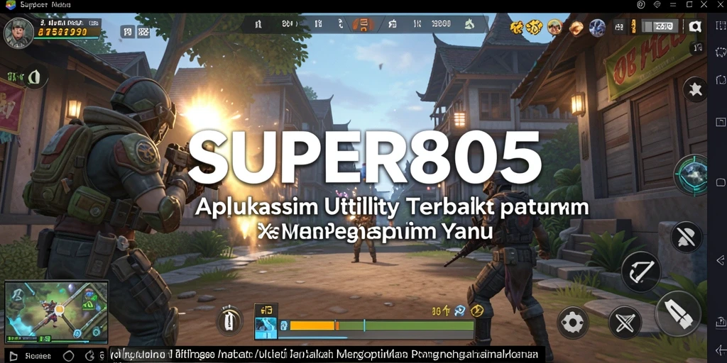 Tangkapan layar SUPER805 menunjukkan fitur pembersihan dan pengelolaan aplikasi.