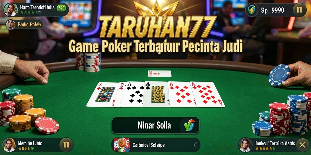 Tampilan gameplay TARUHAN77 yang seru dan kompetitif.
