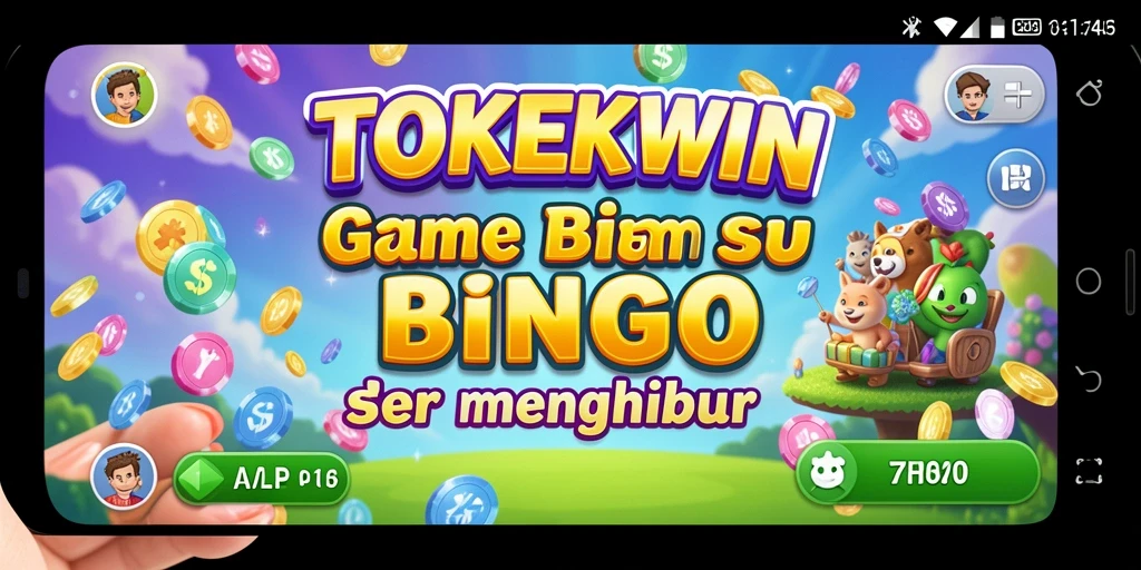 Tampilan gameplay seru dan menarik dari TOKEKWIN Bingo.