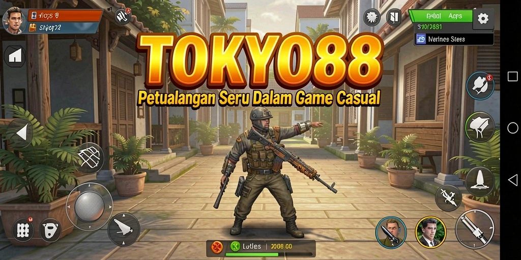 Tampilan gameplay TOKYO88 yang seru dan penuh warna.